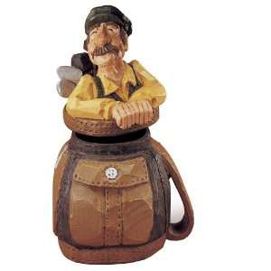   Frykmanns Wooden Golfer in Golf Bag Box w/ Cover: Sports & Outdoors