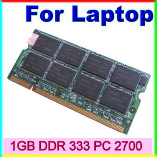 NEW 1GB DDR 333 PC2700 Memory SODIMM Ram Laptop 1G GB  