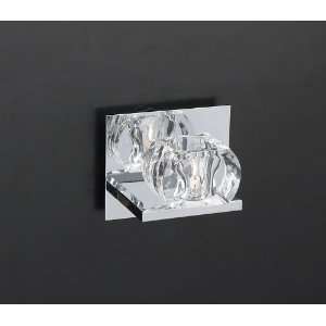  PLC Lighting Cielo Sconce in Polished Chrome Finish 