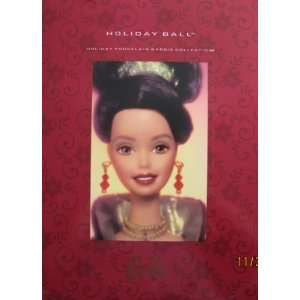  HOLIDAY BALL Porcelain BARBIE DOLL w SHIPPER BOX Limited 