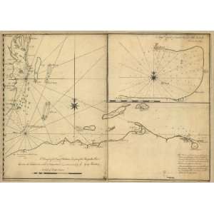  1764 map of Bay of Honduras & Musquetto Shore