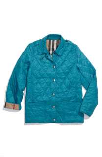Burberry Diamond Quilted Jacket (Little Girls)  