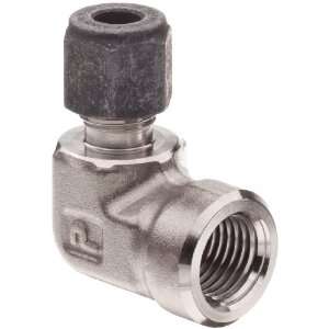 Parker CPI 4 4 DBZ SS 316 Stainless Steel Compression Tube Fitting, 90 