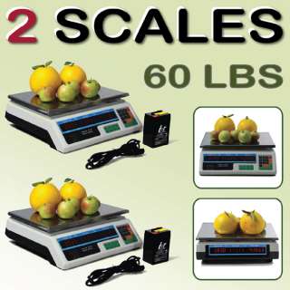   Digital Produce Price Food Scale Market Weight Computing Meat Shipping