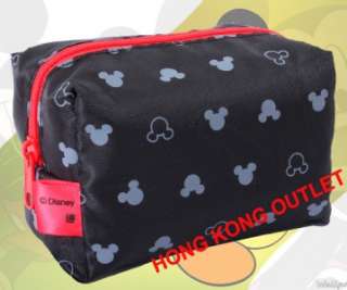 Mickey Mouse Sanitary napkin Cosmetic Pencil Bag Case Disney Black H1e 