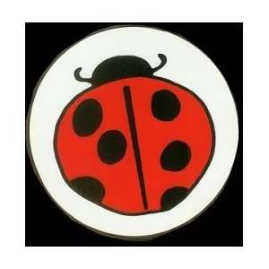  Infamous Network   Ladybug   Round Stickers 3 Beauty
