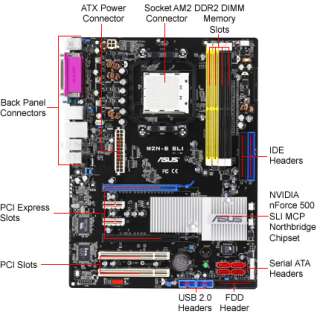 Athlon 64 X2 4000 CPU with Asus M2N E SLI Motherboard  