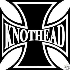 Knothead Iron Cross Helmet/Tank Decals/Stickers 3x3  