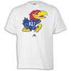 adidas School Logo T Shirt   Mens   Kansas   White / Blue