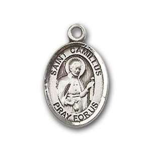   St. Camillus of Lellis Charm and Angel w/Wings Pin Brooch Jewelry
