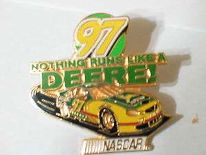 Kurt Bush #97 John Deer Sponsor Nascar Racing Lapel Hat Tack Pin Badge 