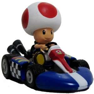  Nintendo Mario Kart Wii 3 Pull Back Action Toy Race Car 