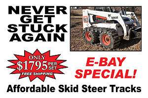New Holland Skid Steer Tracks for a LX565 Fits 10x16.5 Tires w/Free 