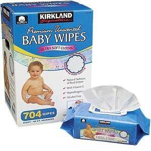  Kirkland Signature Baby Wipes, 704 Count 