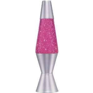  Lava Lite 10 Glitter Lamp   Pink Liquid/Silver Glitter 