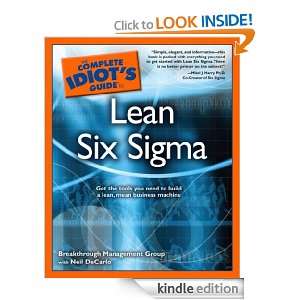 The Complete Idiots Guide to Lean Six Sigma Neil DeCarlo 