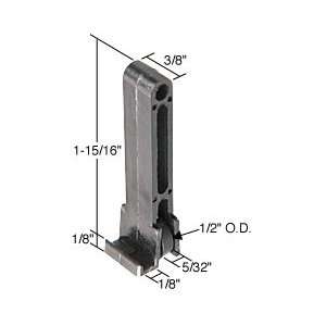   CRL 1/2 Nylon Sliding Window Roller 1/8 Guide Leg: Home Improvement
