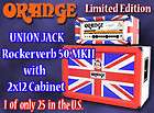 orange rockerverb 50 mk ii head and cabinet union jack limited edition 