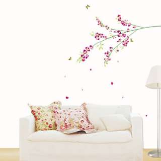 ORCHID FLOWER DECALS MURAL WALL DECOR STICKERS #278  