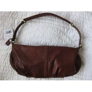  Liz Claiborne Genuine Leather Handbag in BROWN Everything 