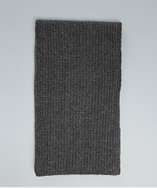 John Varvatos moon shadow cashmere cotton rib knit scarf style 
