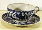 Vintage Blue & White Phoenix Bird Cup & Saucer, Japan