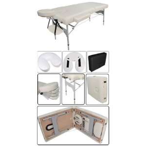   Typical 2 section Beige Portable Massage Table: Health & Personal Care