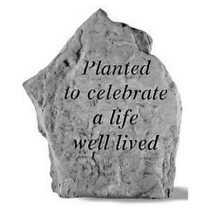    Planted To Celebrate A Life Memorial Stone: Patio, Lawn & Garden