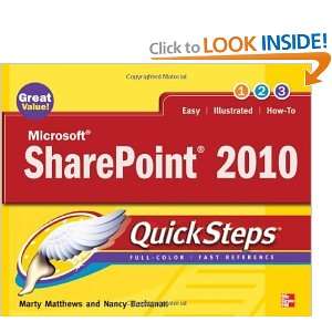  Microsoft SharePoint 2010 QuickSteps [Paperback] Marty 
