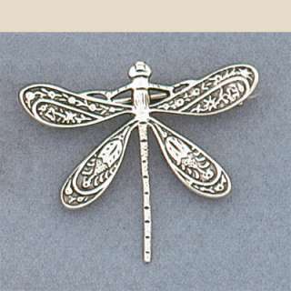 Sterling Silver Dragonfly Pendant & Brooch Pin  