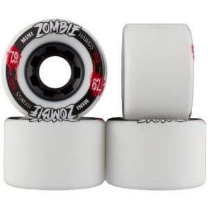 com Landyachtz Zombie Hawgs Mini 70mm 80a White Longboard Skateboard 