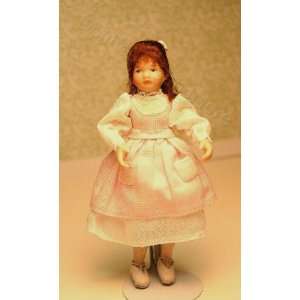 Dollhouse Miniature Porcelain Doll   Fully Poseable Toys 