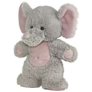 Gray pink elephant plush girls stuffed animal tubby tumbles cute gift 