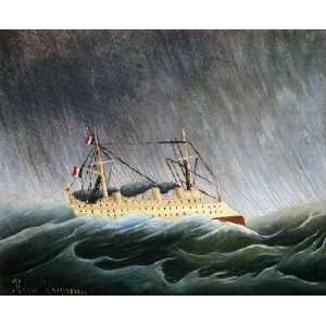   name Boat in a Storm, by Rousseau Henri Le Douanier