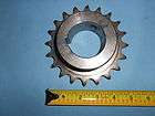   SPROCKET 50MM ID BORE 12MM KEYWAY 20 TOOTH MACHINE SHOP CHAIN DRIVE