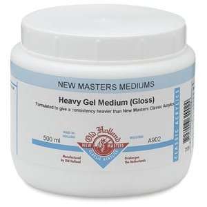  Old Holland New Masters Mediums   500 ml, Heavy Gel Medium 