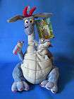Quest for Camelot Plush DEVON Cornwall DRAGON & Baby Of