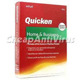 Intuit Quicken Home and Business 2012 (New Genuine Retail Box)  