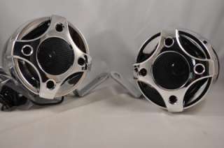 Motorcycle 2 speakers + amplifier + radio + usb remote  