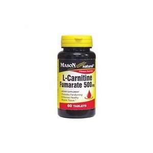  Vitamins Mason Natural L Carnitine Fomarate 500 mg fitness nutrition 