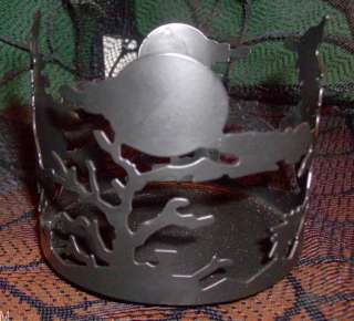 YANKEE CANDLE HALLOWEEN WITCH AND RATS JAR HOLDER  