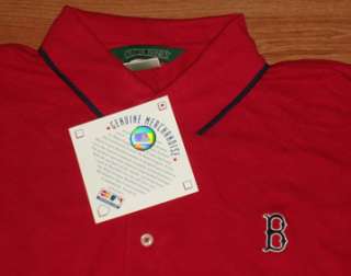 Boston Red Sox Polo Shirt 3XL Embroidered Logo Red MLB  