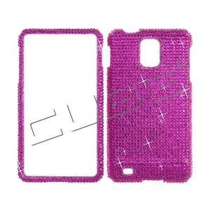 Hot Pink BLING COVER CASE SKIN 4 Samsung Infuse 4G  