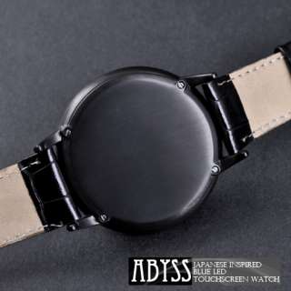 Japanese Inspired Blue LED Touchscreen Watch   Abyss  