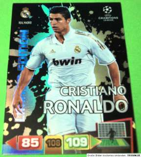 Ronaldo Real Madrid limited Champions League CL 2011 2012 11 12 Panini 