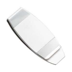  Silver Polished Money Clip   Free Personalization Office 