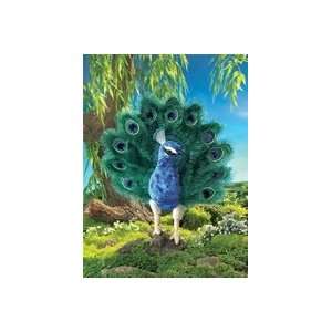  Plush Peacock Full Body Puppet By Folkmanis Puppets 