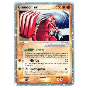 Pokemon Card Promo #038   GROUDON EX(holo foil)