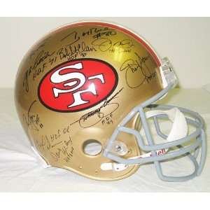   Hand Signed Full Size Authentic Proline Football Helm 