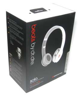 Brand New Beats By Dr. Dre Solo White Color Selaed Retail Box  